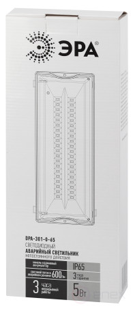 Emergency Lamp LED ERA DPA-301-0-65 Non-permanent 40LED 3H IP65