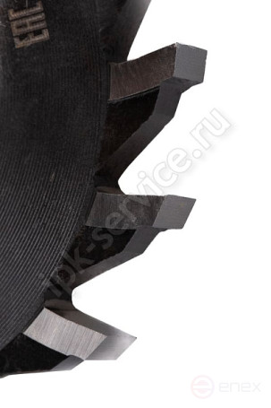 Trekhstor disc milling cutter. straight tooth 80x10x27 Z=18 P6M5