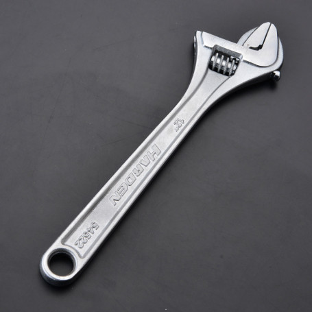 Adjustable wrench, 254 mm, chrome-plated// HARDEN