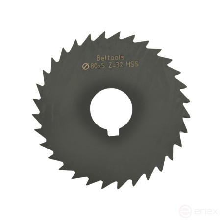 Фреза прорезная 80х5х22 Z=32 тип 2 без ступицы, с ш/п HSS Nit ГОСТ 2679-93 Beltools