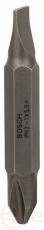 Double-sided attachment for Phillips cross-slot screws and straight-slot screws (PH,S) S1,0x5,5 & PH2