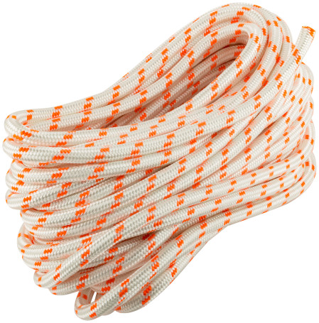 Nylon braided 24-strand halyard with a core of 12 mm x 20 m, r/ n = 2100 kgf