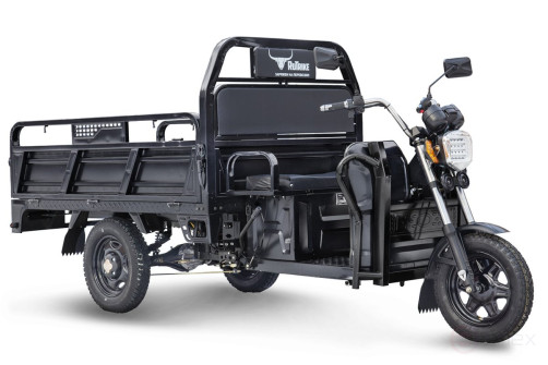 Грузовой электротрицикл Rutrike D4 1800 60V1200W, черный