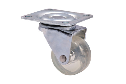 Wheel meb. SHIFT d35 h51 with pad, transparent AKS
