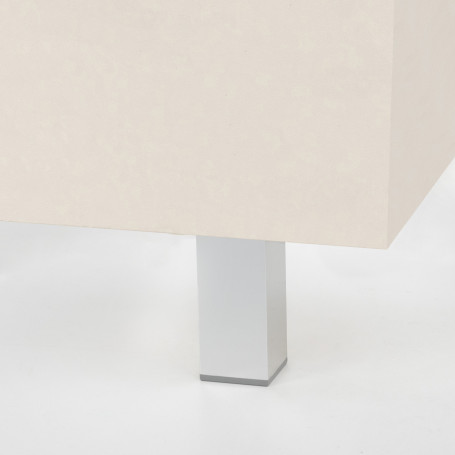 Опора меб. алюм. DAКP-27 h100 с регул. хром AKS