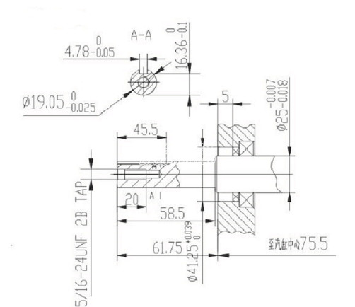 Коленвал LIFAN 13100/168F-2 - 170F D19,05 мм (Q type)