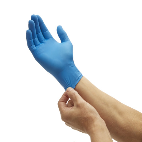 KleenGuard® G10 Нитриловые перчатки Arctic Blue Nitrile - 24см, единый дизайн для обеих рук / Синий /XS (10 упаковок-диспенсеров x 200 шт.)
