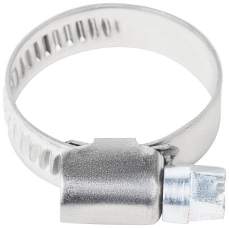 Хомут обжимной накатной, ширина 9 мм, нерж.сталь 16-27 мм