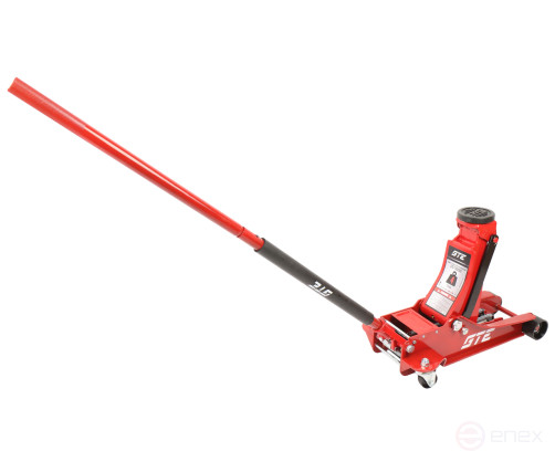 Домкрат подкатной 4т 112-505мм двухпоршневой GTE