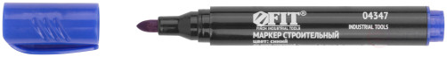Маркер строительный перманентный, синий