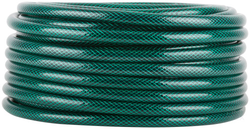 Шланг поливочный трехслойный армированный, зеленый 1/2" х 1,8 мм х 25 м