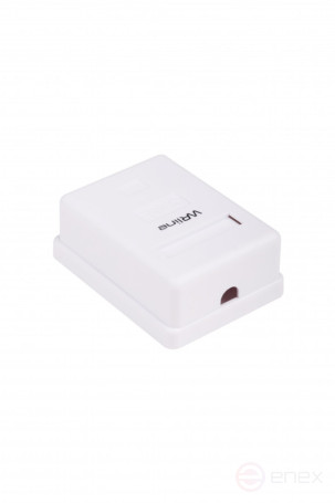 WRline WR-WS-8P8C-C5E-1 Computer socket RJ-45, category 5e, unshielded, single, external, Dual IDC, color white