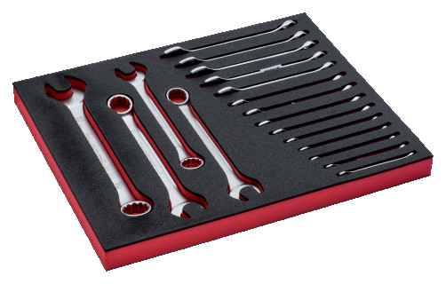 Fit&Go Set of combined wrenches in a 6 - 27 mm, 18 pcs