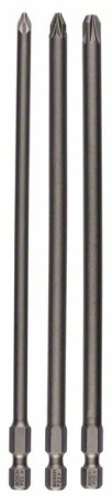 Набор из 3 насадок-бит Extra Hart PZ1; PZ2; PZ3; 152 мм