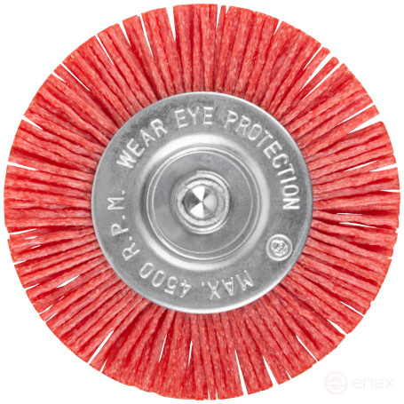 Щетка для дрели, тип "Плоская", нейлон, 75 мм, блистер, CUTOP Profi