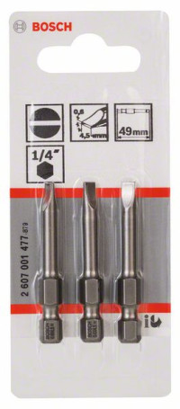 Nozzle-bits Extra Hart S 0,6x4,5, 49 mm