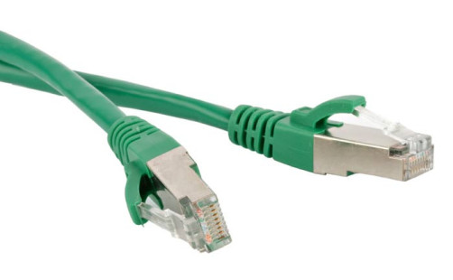 PC-LPM-STP-RJ45-RJ45-C5e-3M-LSZH-GN Patch Cord F/UTP, Shielded, Cat.5e (100% Fluke Component Tested), LSZH, 3m, Green