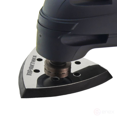 Насадка для МФИ ПРАКТИКА подошва дельта, VELCRO, 6 отверстий, для шлифлистов 93 мм (240-416)