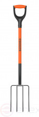 Digging forks, D-shaped handle