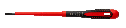 Insulated screwdriver with ERGO handle for screws with a slot of 0.5x3x100 mm