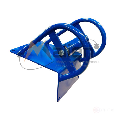 The cable roller on the edge of the PK-150K well (cable diameter up to 150 mm, roller load up to 200 kg) is stable