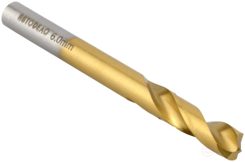 Сверло для высверливания точечной сварки 6 мм (Р6М5К5; Cobalt 5%; NiTi) АвтоDело (40118)