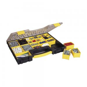 Professional organizer with 25 removable compartments plastic black-gray-yellow (14325) STANLEY 1-92-748
