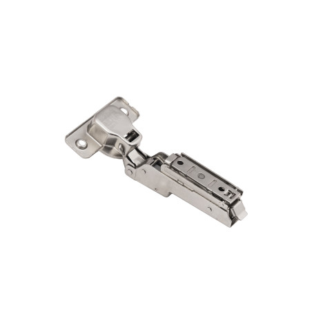 Петля полунакладная с доводчиком 45мм h0 clip-on AKS PLUS 3D узкая (саморезы, заглушки)