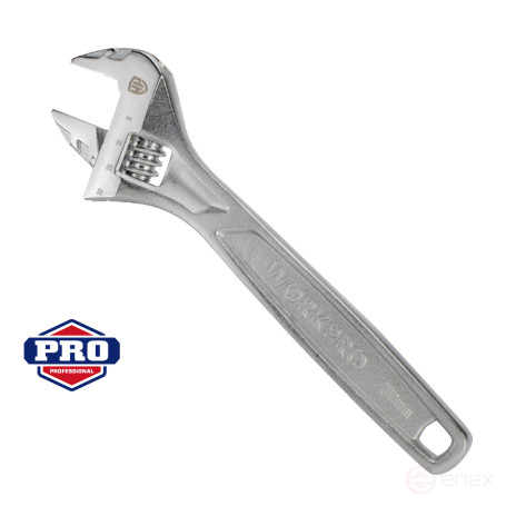 Adjustable wrench for high loads 30x200mm WP272007 WORKPRO