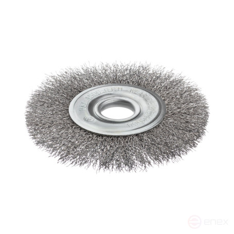 Щетка 499 нерж. диск гофр для УШМ D125 мм d=22,2, уп. 1/200шт
