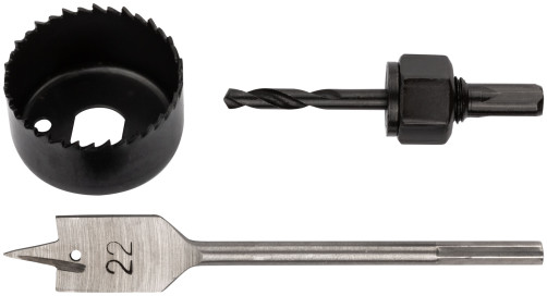 Drills for locks, a set of 3 pcs. (23/50 mm)