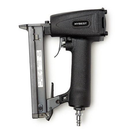Пистолет скобозабивной для ротанга Hybest 425K (пневматический, скобы ротанг тип 400К 18Ga)