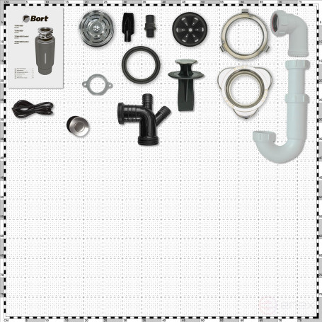 Измельчитель пищевых отходов BORT TITAN 8000