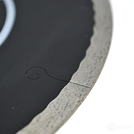 Solid ultrathin diamond disc "Profi" 125x1.4x8x22 mm, with thermal lock, Cheglock (50/100)