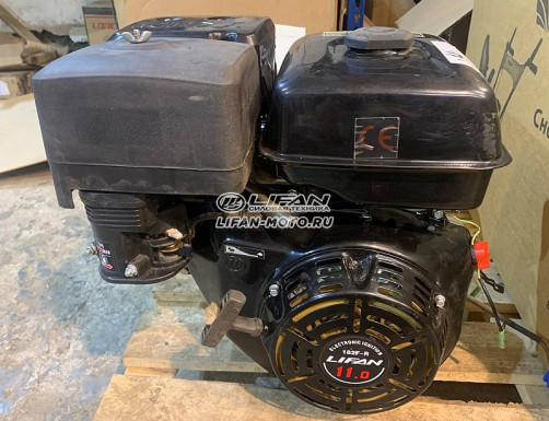 Lifan 182F motor, 25 mm shaft, 3 Amp coil