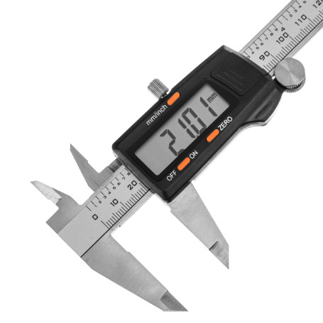 Vernier caliper, 150 mm, electronic, with Denzel depth gauge