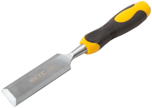 Chisel Pro CrV, two-tone rubberized handle 32 mm