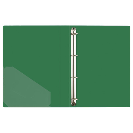 Folder on 4 rings STAMM "Standard" A4, 40mm, 700mm, plastic, green