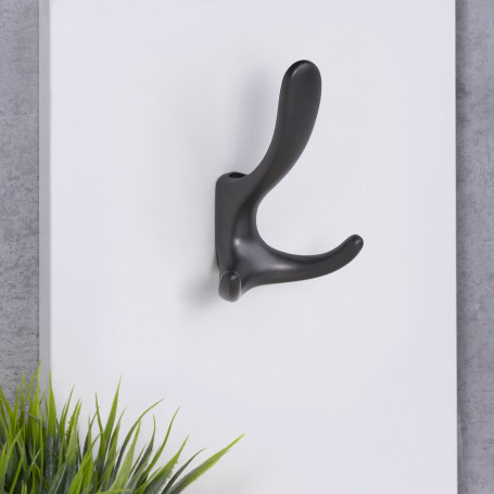 Hook meb. three-horn metal ROMA graphite AKS