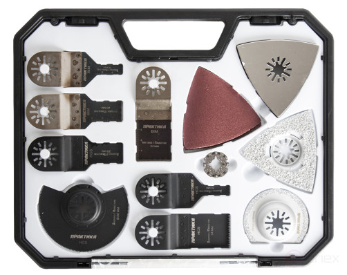 Набор насадок для МФИ ПРАКТИКА 15 шт универсальный №8 в кейсе (240-577)