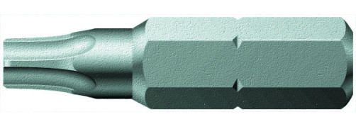 867/1 Z Wedge TORX® бита, конический шлиц для лучшей фиксации крепежа, вязкая твёрдость, хвостовик 1/4" C 6.3, TX 20 x 25 мм