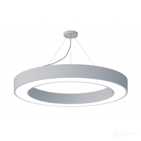 ERA Geometria LED Lamp SPO-134-W-40K-056 Ring 56W 4000K 4200Lm IP40 800*80 White Hanging Driver inside