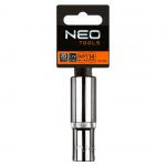 Головка торцевая 6-гранная 3/8", 17 мм, длин.