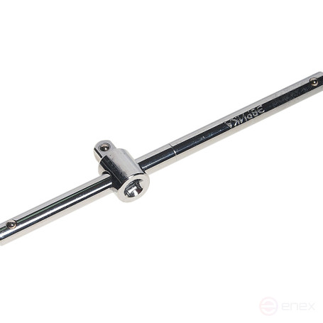 Вороток ER-92103 1/2" DR Т-образный с подвижной головкой 255мм ЭВРИКА 1/48