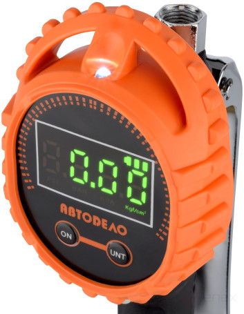 Пистолет для накачки шин с цифровым манометром 14 атм.(АвтоDело PRO) 42325