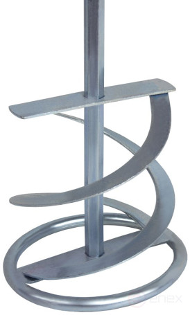 Насадка для перемешивания ПРАКТИКА хвостовик НЕХ 10, 120 х 600, гипс, клей д/плитки (779-516)