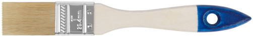 Кисть флейцевая "Эконом", натур. светлая щетина, деревянная ручка 1" (25 мм)