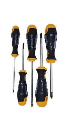 Felo Ergonic SL, PH, PZ screwdriver set with 180 mm pliers in a bag 40096604