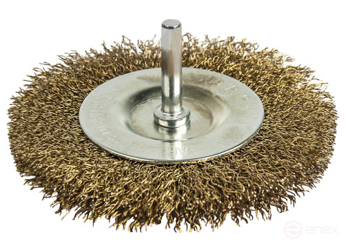 Кордщетка для дрели радиальная мягкая ПРАКТИКА 100 мм, хвост 6 мм (773-408)
