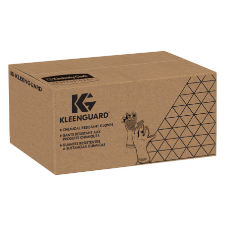 KleenGuard® G80 Неопреновые перчатки для защиты от химических веществ - 30см, индивидуальный дизайн для левой и правой руки / Желтый /L (5 упаковок x 12 пар)
